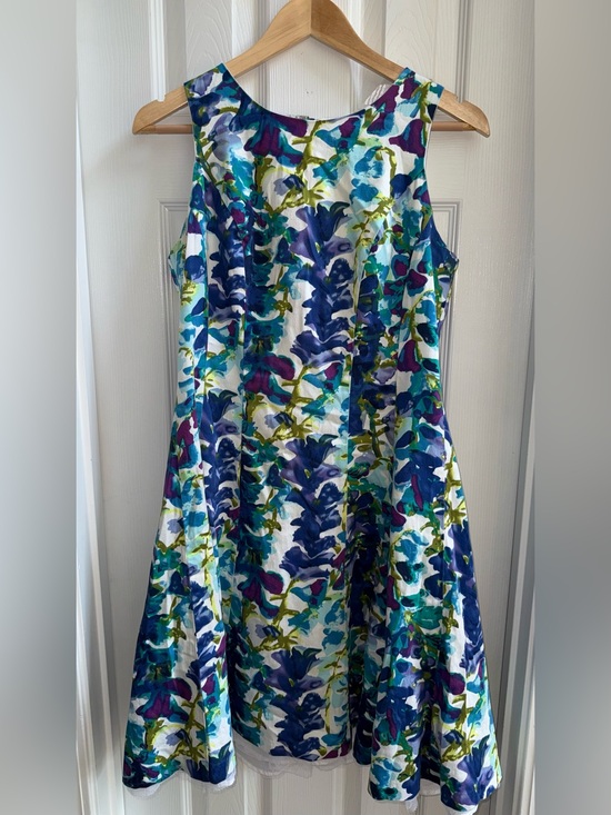 Ronni Nicole Dresses & Skirts - Vintage Ronnie Nicole Sleeveless Floral Fairy Midi Dress 8 Tea party Summer Chic